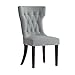 Dorel Living Clairborne Upholstered dining chair, set of 2, Gray