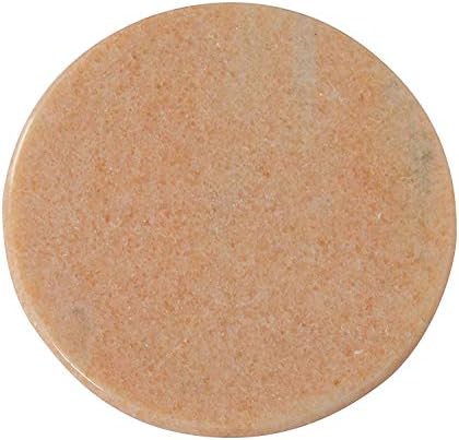 Shopnetix Marble Chakla/Marble Roti Maker/Marble Rolling Board,Large Size 9 Inch (22 cm) (Pink)