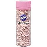 Wilton Pink Sugar Pearls, 5 oz.