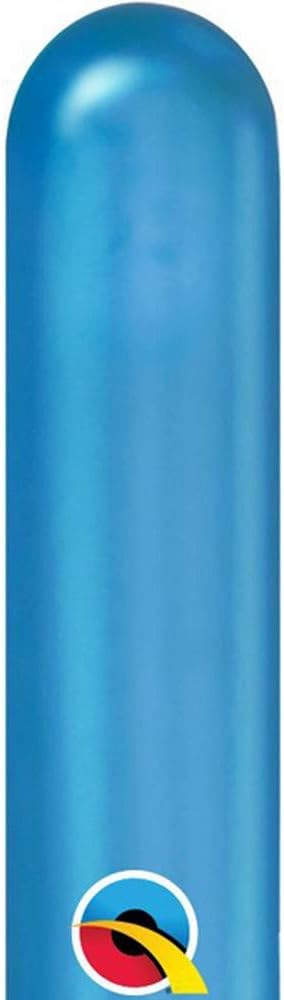 Qualatex 58284 Balloons, Chrome Blue, 260Q