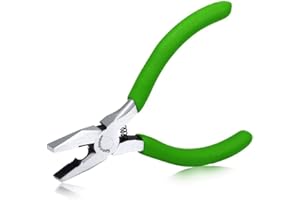 SPEEDWOX Mini Lineman's Pliers with Wire Cutter 4-1/2 Inch Multi Use Combination Plier Thin Small Side Cutters Serrated Jaw M