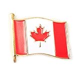 Canada Waving Flag Lapel Pin Country Made of Metal Souvenir