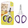 OneCut Pet Nail Clippers, Update Version Cat & Kitten Claw Nail Clippers for Trimming, Professional Pet Nail Clippers…