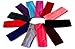 Yeshan Pack of 12 Wicking Stretchy Athletic Bandana Headbands/Head wrap/Yoga Headband/Head Scarf/Best Looking Hairband for Sports or Fashion,dark colors