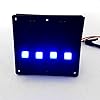 Amarine-made-Blue-LED-light-indicator-Waterproof-4-gang-rocker-switch-Panel-Double-USB-Power-Charger-Adapter-12V-Cigarette-Lighter-Socket-for-Marine-Boat-CarMarinePN-R4S2