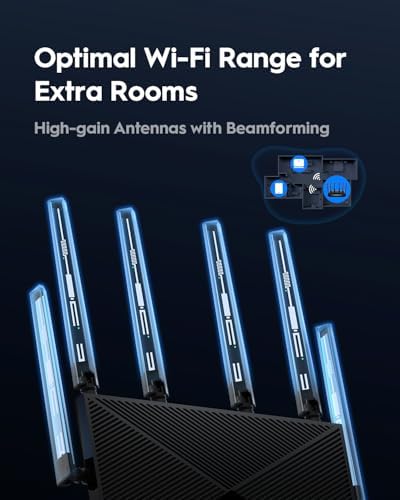BE6500 WiFi 7 Router Dual Band Gigabit-Gaming-Router, VPN Client und Server, Cudy APP-Steuerung, Broadcom 2 GHz Quad-Core CPU, WR6500