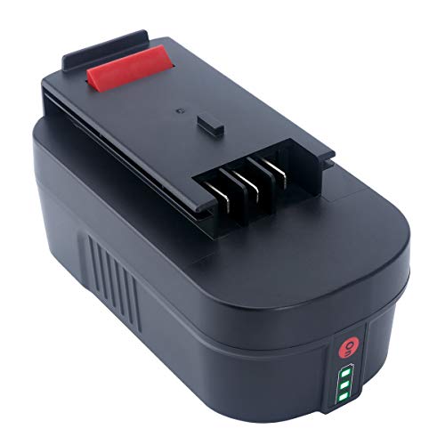 Lasica 18 Volt HPB18 5000mAh Lithium Battery for All Black+Decker 18V Outdoor Power Tools NST2018 NST1810 NHT518 NS118 NPP2018 NPT3118 Firestorm 18V Battery HPB18-OPE2 244760-00 A1718 FS18FL FSB18