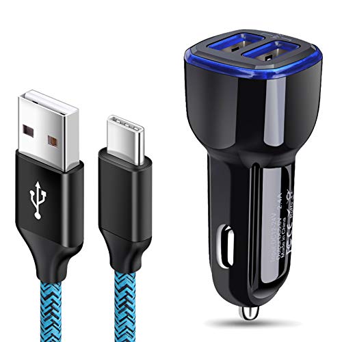 C Car Charger, Dual Port Car Charger Adapter with USB C Fast - Main Image
