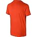 NIKE Boys' Just Do It Swoosh Tee, Team Orange/Obsidian, Medium