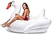 Floatie Kings White Swan Party Pool Float - Original Giant Premium Inflatable