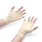 Gent House Unisex Half-finger Anti Arthritis Health Gloves Men Size