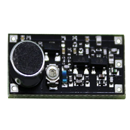 Solu FM Transmitter Module Radio Microphone Wireless Microphone Module//FM Ham Radio FM Transmitter Module 85-115mHz Wireless Microphone Frequency 2-12V by solu