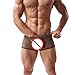 Tonsee® Sexy Men's See Through Briefs Shorts Underwear (M, Army Green)