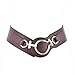 Talleffort Wide Metal Interlock Buckle Elastic Waist Belt For Women (Waist(26