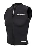 Lemorecn Wetsuits Top Premium Neoprene 3mm Zipper Diving Vest