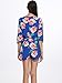 Choies Women's Floral Print Long Sleeves Romper Playsuit Jumpsuit