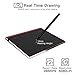 6x4 Inch Ultrathin Digital Graphic Drawing Tablet with Battery-Free Stylus for Windows and Mac (8192 Levels Pressure)