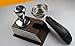 SMKF Coffee Tamper Stand, TAMPING STAND Sturdy Stainless Steel Tamping Stand for Coffee Machine and Heavily Padded Sturdy Coffee Tamper Stand and Coffee Tamper Storage Base(Black)