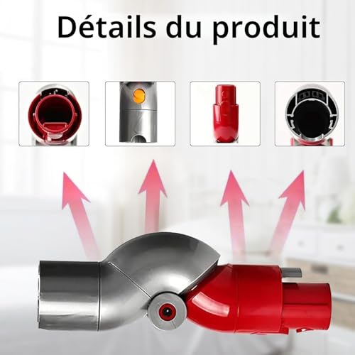 970790-01 Vacuum Cleaner Quick Release Bottom Furniture Adapter for Dyson V7 V8 V10 V11 V15 Outsize