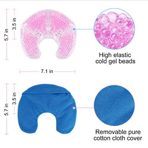 Breast Therapy Gel Pads, Hot/Cold Use for Nursing Mothers to Increase