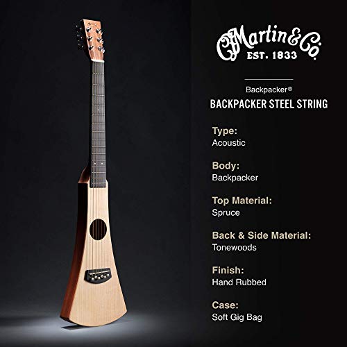 Martin Steel String Backpacker Travel Guitar With Bag on Galleon