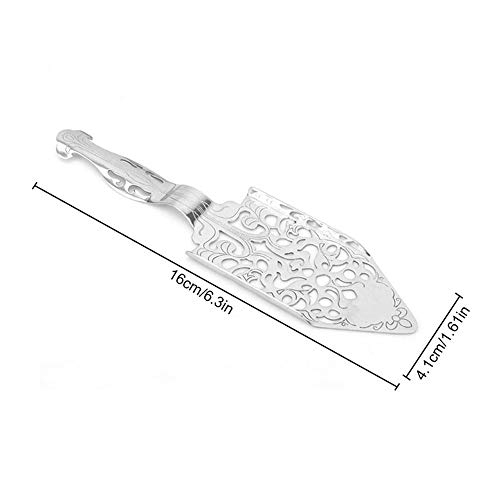 AUOKER Absinthe Spoon, Stainless Steel Absinthe Spoon, Stainless Steel Corrosion Resistance, Ergonomic Design, Professional Grade Absinthe Fountain Accessory Absinthe Dripper -Silver