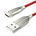 MoKo Type C to USB 2.0 Cable, 4.9ft/1.5m Flexible USB-C Braided Cord, Data Syncing & Charging with Indicator Fits New MacBook 12