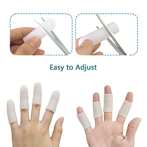 Finger Protectors Finger Caps Silicone Fingertips Protection Gel