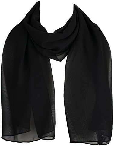 HatToSocks Chiffon Sheer Neck Scarf for Women