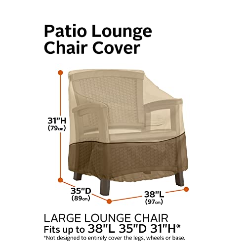 Classic Accessories Veranda WaterResistant 38 Inch Patio Lounge Chair