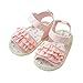 Voberry Baby Girls Summer Prewalker Soft Sole Anti-Slip Sandals (0~6 Month, pink)