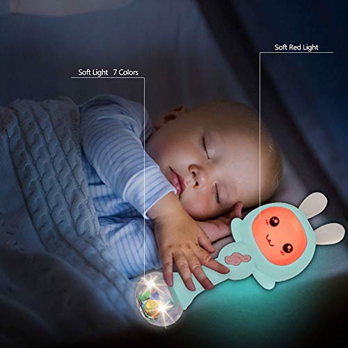 image for My First Rattle, NEEDOON Musical Baby Rattle and Teethers, Sing Rabbit