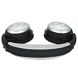 QC15 QC2 Headband Cover, JARMOR Bose Replacement Head Band Protector with Zipper [ Easy Installation ] for QuietComfort 15, QuietComfort 2 Headphones (Gray)