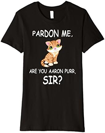 Women's Hamilton Purr Funny T-Shirt Medium Black