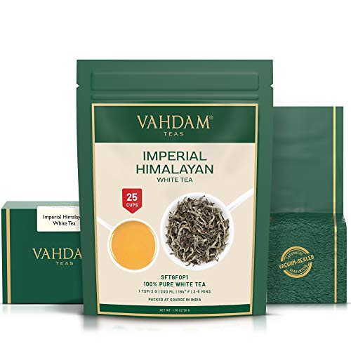 VAHDAM, Himalaya WeiÃer Tee Lose Blätter (50g) Premium Qualität | 100% Reiner | WeiÃer Tee Lose Mit Blattknospen, Verpackt In Indien – Bild 6