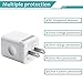 Phone Charger 10ft Cable with Wall Plug (4 in 1), YANME 2 Port USB Wall Charger Adapter Block with 10 Feet Long Charging Cord Compatible with Phone Xs/Xs Max/XR/X 8/7/6/6S Plus SE/5S/5C, Pad, Pod