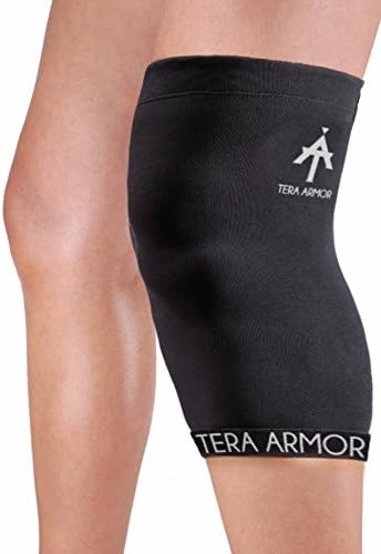Tera Armor Compression Knee Sleeve Support for Running, Joint Pain Relief, Arthritis - Injury Recovery Brace