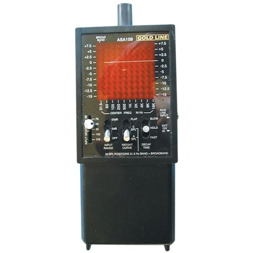 Gold Line ASA-10B Hand-Held 10-Band RTA w/SPL Meter