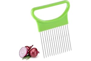 Slicer Holder Vegetable Rack Stainless Steel Food Slice Onion Holder Food Slice Assistant Tomato Slicer Meat Slicer Kitchen G