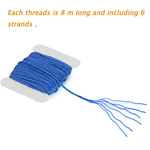 Embroidery Floss 108 Pcs Cross Stitch Kits,COTOPHER Embroidery Thread 62 Skeins Friendship Bracelets Floss with Organizer Storage Box Embroidery Starter Kits 46 Pcs Cross Stitch Tools(108 PCS) - Thumbnail 7