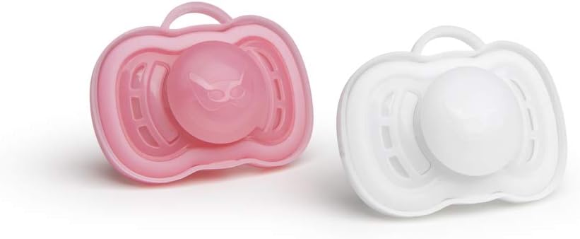 Herobility HeroPacifier 6m+ 2 Pack Pink/White