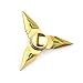 Darts Tri-Spinner Fidget Spinner Fidgeted Cube Spinner Toys Helps Focusing Fidget Toy Gold Fidget Metal Spinner Tri-Spinner Fidget Naruto Shuriken Spinner Toys Kids toys(Gold)