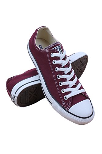 Converse unisex chuck taylor all star ox low top classic burgundy…