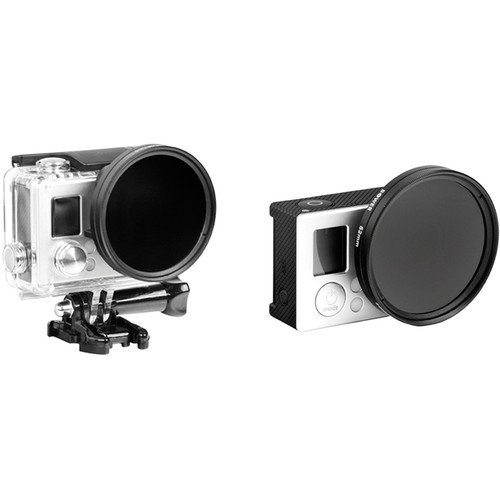 Filter Set For GoPro HERO3+ and HERO4 - Filter Kit Includes: Ultraviolet (UV), Circular Polarizer (CPL), Neutral-Density ND8 Filters - 52mm Adapter For Naked Camera + An Adapter for The Housing - Thumbnail 2
