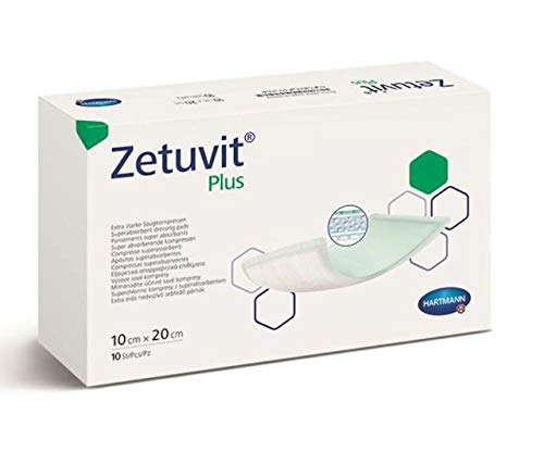 Zetuvit Plus sterile dressing pad 10cm x 20cm (x10)