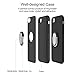 iPhone 7 Plus Ring Holder Case Rock Shock Absorption Ultra Thin Soft TPU Cover Built-in Ring Grip Kickstand Perfect Fit Defender for Apple iPhone 7 Plus 5.5 inches (iPhone 7 Plus Black)