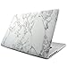 NovoTech Soft Touch Matte Finish Rubberized Hard Shell Case for MacBook Air 11-Inch - White Marble