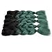 VCKOVCKO Ombre Jumbo Braiding Hair Extension Synthetic Fiber for Twist Braiding Hair, Jumbo Box Braiding Hair 24