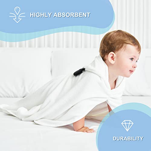 YOYOO Premium Bamboo Baby Bath Towel Ultra Soft Organic