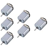Topoox 6 Pack DC 1.5-3V 15000RPM Mini Electric Motor for DIY Toys, Science Experiments